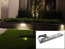 Hardscape Retaining Wall Coping Light LED 13.2" BROWN Trim (Plug & Play) - 3W 2700K Warm White #EZWL855PP - LEDeze