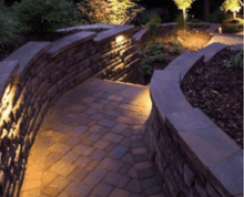 Hardscape Retaining Wall Coping Light LED 13.2" GREY Trim - 3W 2700K Warm White (Plug & Play) #EZWL866PP - LEDeze