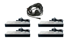 6.9" Hardscape Retaining Wall Coping Light KIT - 4 LED Lights 2W with Daisy Chain #EZKITWL4 - LEDeze