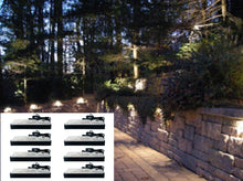 Pack of 8 LED 6.9" Hardscape Retaining Wall Coping Lights 2W #EZWL8PK - LEDeze