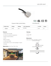 LED Outdoor FLUSH Recessed Deck Step Light - #EZFR35 - LEDeze