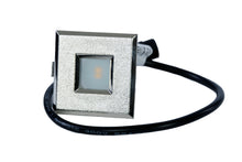 PLASTIC Square Trim - LED Outdoor Recessed Lights KIT- 4 Mini Deck/Patio Lights (Spring Fit) with Daisy Chain - #EZKITST4