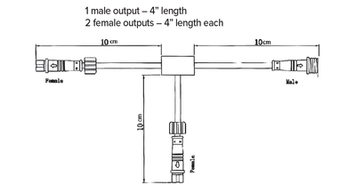 T-Connector Wire Splitter #EZTC3