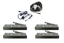 6.9" Hardscape Retaining Wall Coping Light KIT - 4 LED Lights 2W with Transformer and Wire Splitter #EZKITWL4TW